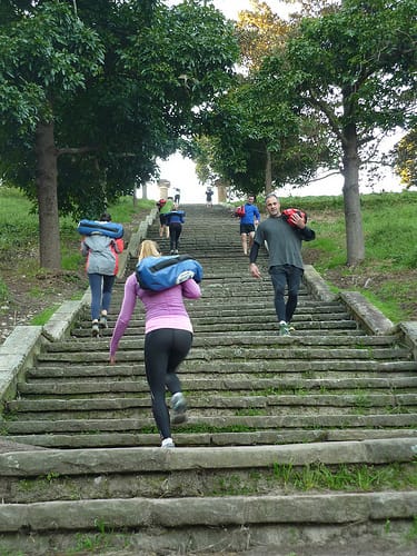 Stair Workout at Dangerously Fit Boot Camp