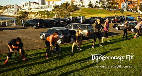 Full body Kettlebell workout at Dangerously Fit Boot Camp