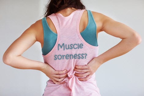 Even when you've been on an exercise routine for some time, you're still at risk of soreness.  Photo Credit: www.examiner.com 