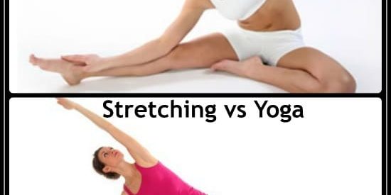 the difference between yoga exercises and stretching exercises
