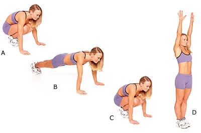 Burpees workout