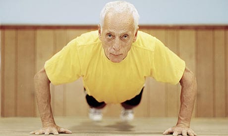 Seniors don't have to be exercise "buffs" in order to appreciate the anti-aging benefits acquired from exercising. Photo Credit: www.theguardian.com 
