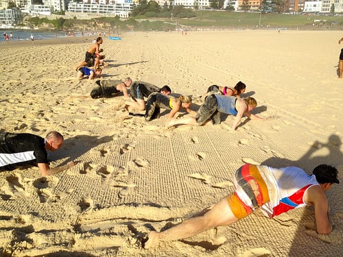Exercise That You Can Do at the Beach – Bear Crawl