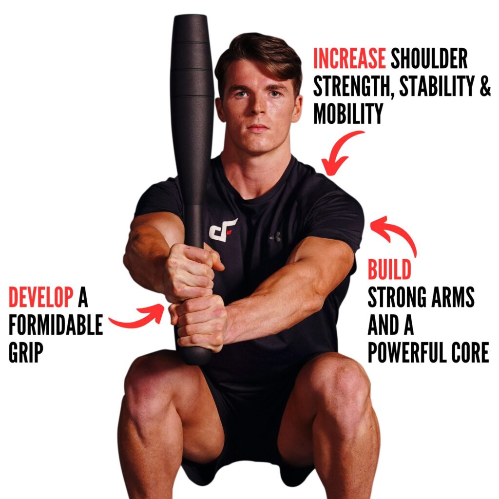 2kg Steel Club 2 Kilo Clubbell Dangerously Fit Indian Clubs