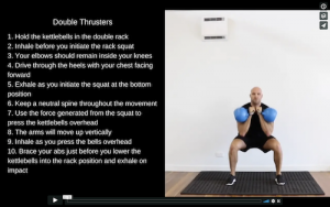 Double Kettlebell Thrusters