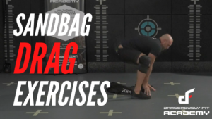 Sandbag drag exercises