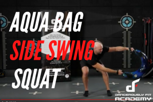 Aqua Bag Side Swing Squat