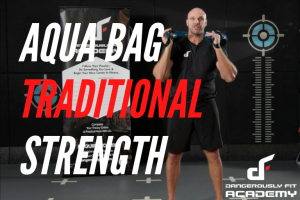 Traditional aqua BULGARIAN bag strength exercises