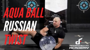 Aqua Ball Russian Twist