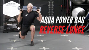 Aqua Power Bag Reverse Lunge