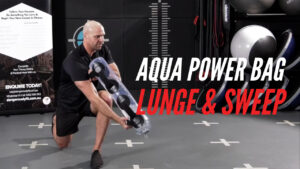 Aqua Power Bag Forward Lunge & Sweep