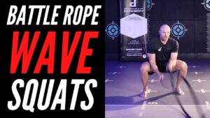 Battle Rope Wave Squats